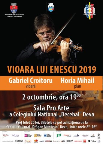 Vioara lui Enescu Deva - 2 octombrie 2019
